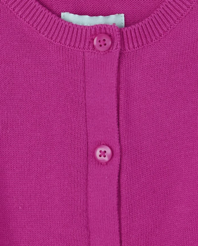 Toddler Girls Bow Cardigan