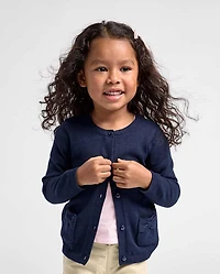 Toddler Girls Bow Cardigan