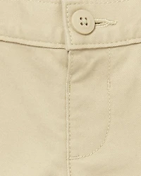 Toddler Girls Uniform Stretch Chino Shorts 2-Pack