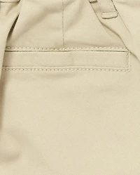 Toddler Girls Uniform Stretch Chino Shorts 2-Pack