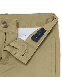 Boys Uniform Straight Chino Pants 2-Pack