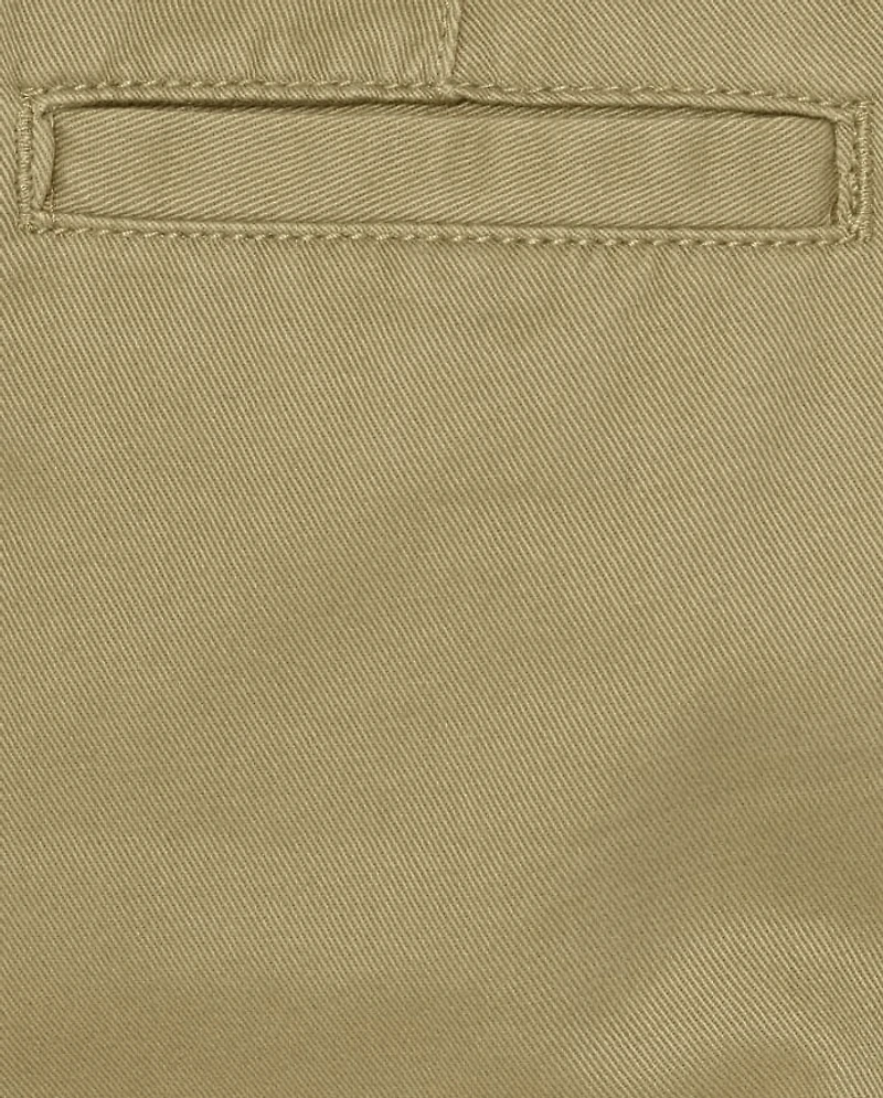 Boys Uniform Straight Chino Pants 2-Pack