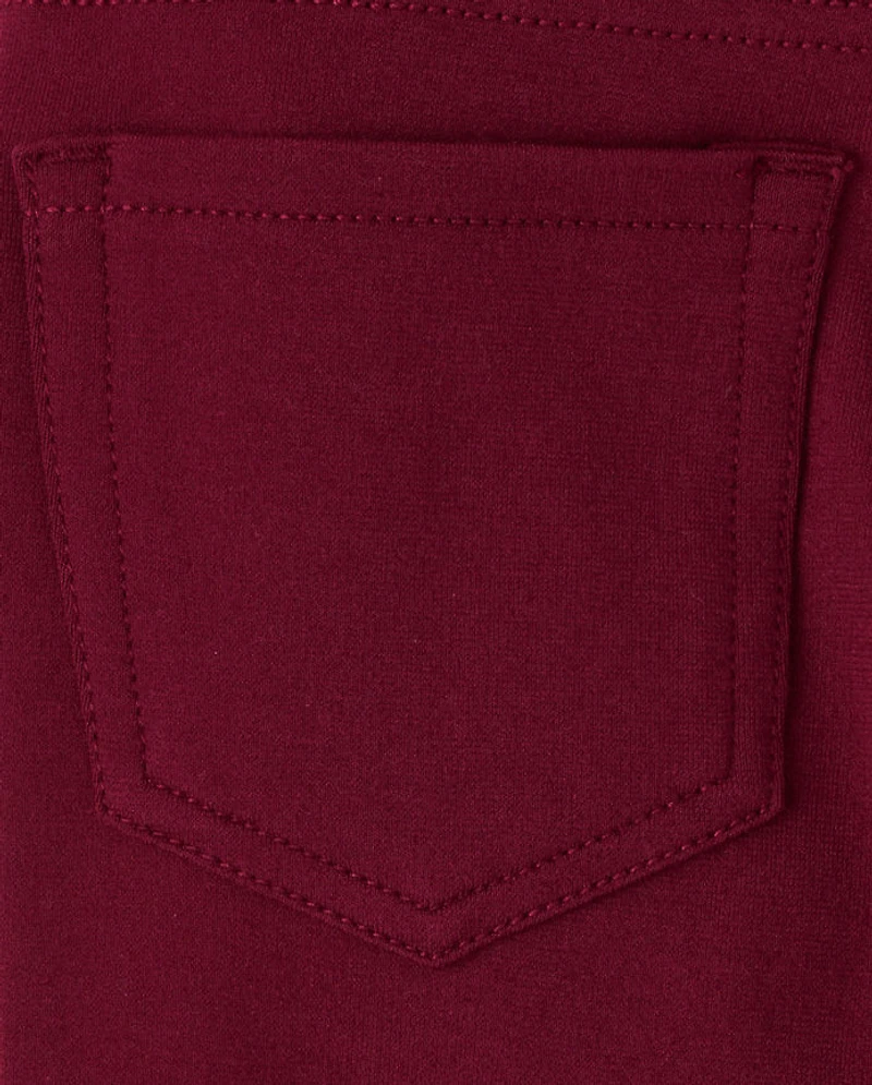 Girls Uniform Ponte Knit Jeggings - Plus