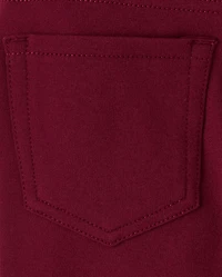 Girls Uniform Ponte Knit Jeggings - Plus