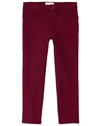 Girls Uniform Ponte Knit Jeggings - Plus
