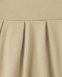 Girls Uniform Ponte Knit 2 1 Dress