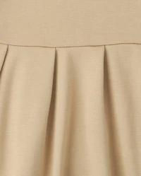 Girls Uniform Ponte Knit 2 1 Dress