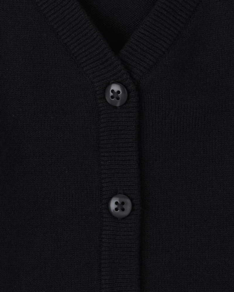 Girls V-Neck Cardigan