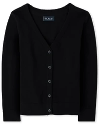 Girls V-Neck Cardigan