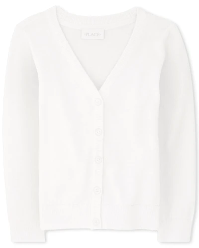Girls V-Neck Cardigan