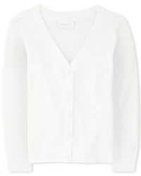 Girls V-Neck Cardigan