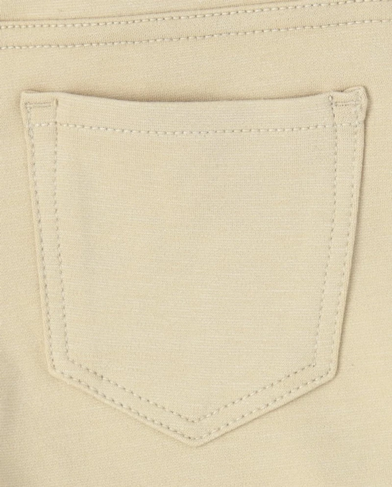 Girls Uniform Ponte Knit Pull On Jeggings 2-Pack