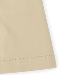 Girls Uniform Wrinkle Resistant Stretch Button Skort