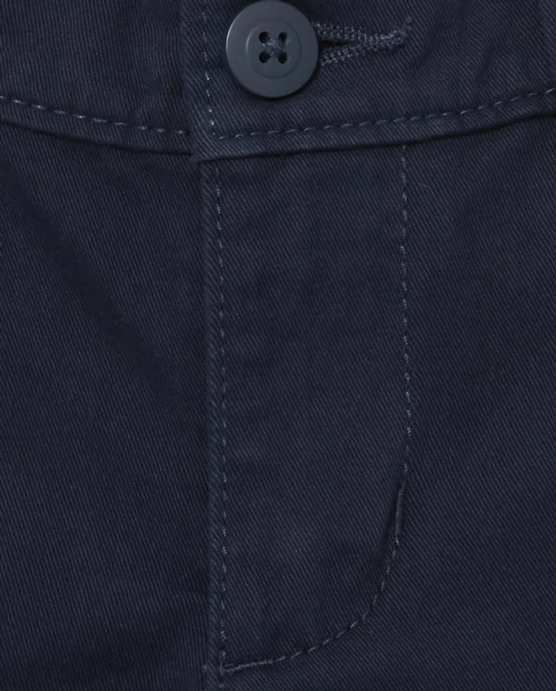 Girls Uniform Stain And Wrinkle Resistant Stretch Skinny Chino Pants