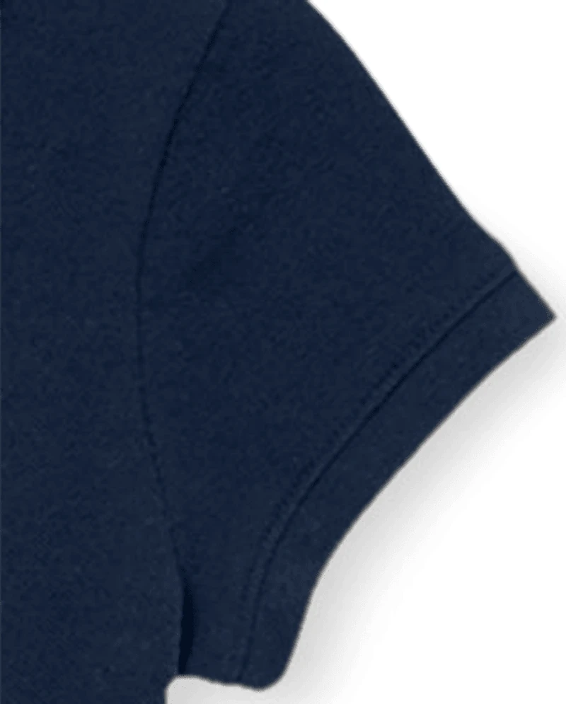 Girls Uniform Soft Pique Polo Dress 2-Pack