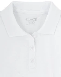 Girls Uniform Soft Jersey Polo 2-Pack
