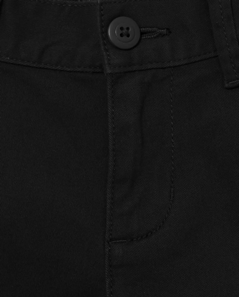 Girls Uniform Stretch Chino Shorts 2-Pack