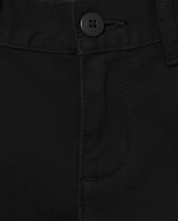 Girls Uniform Stretch Chino Shorts 2-Pack