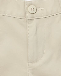 Girls Uniform Stretch Chino Shorts 2-Pack