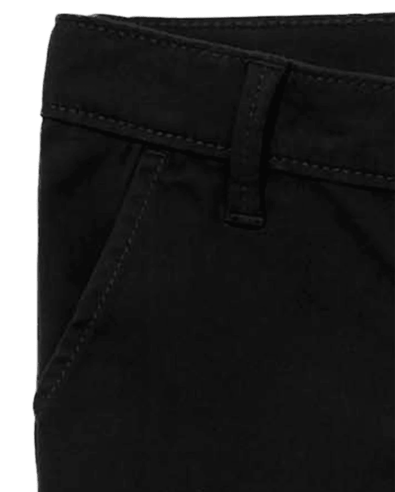 Girls Uniform Stretch Skinny Chino Pants 2-Pack
