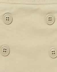 Girls Uniform Stretch Button Skort 2-Pack