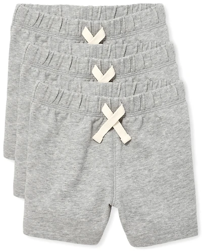 Baby And Toddler French Terry Shorts 3-Pack