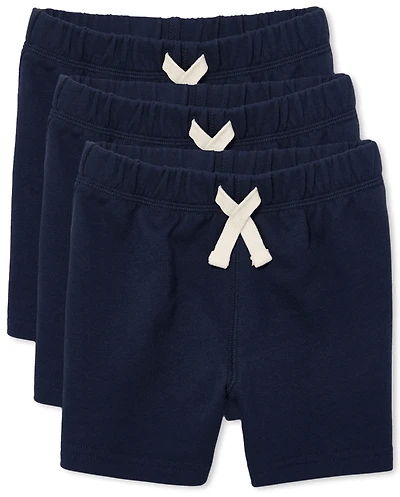 Baby And Toddler French Terry Shorts 3-Pack
