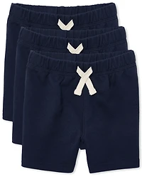 Baby And Toddler French Terry Shorts 3-Pack