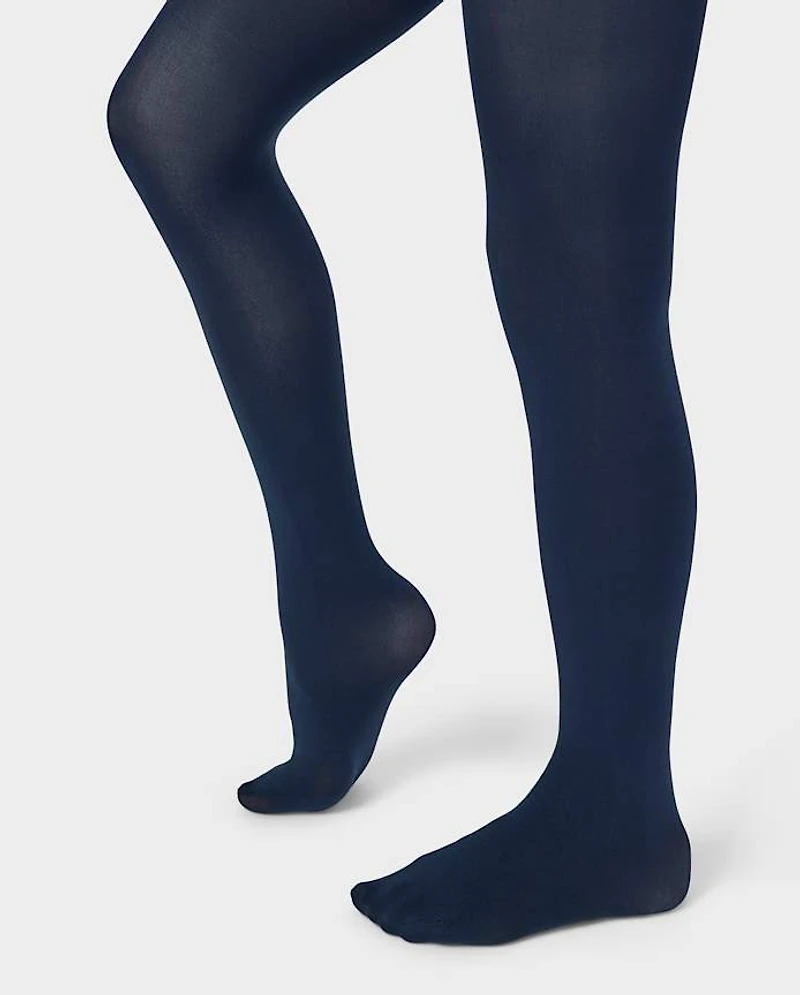 Girls Microfiber Tights 2-Pack