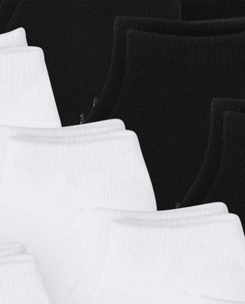 Baby And Toddler Cushioned Ankle Socks 20-Pack