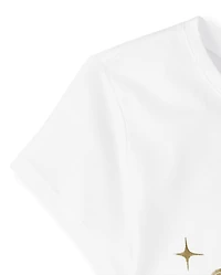 Girls Mommy And Me Foil Birthday Princess Graphic Tee