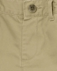 Baby And Toddler Boys Uniform Chino Shorts 2-Pack
