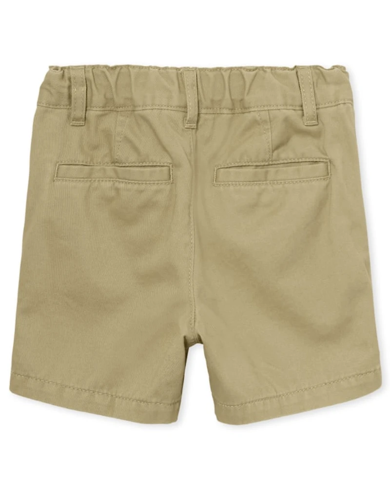 Baby And Toddler Boys Uniform Chino Shorts -Pack