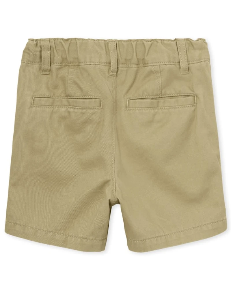 Baby And Toddler Boys Uniform Chino Shorts 2-Pack