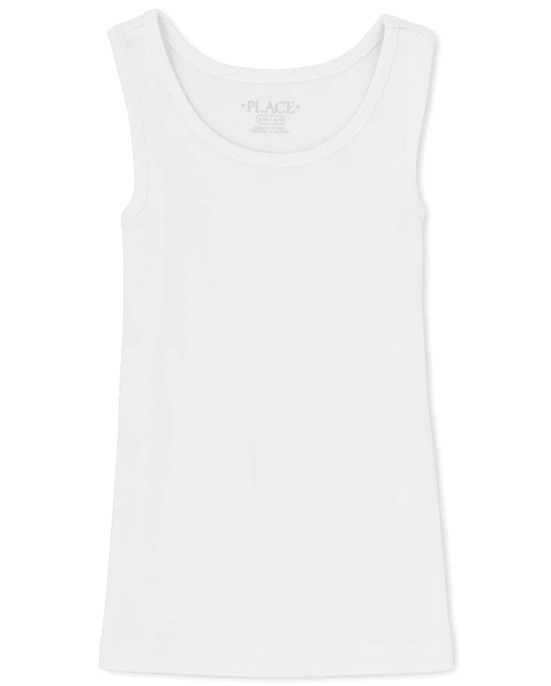 Girls Ribbed Tank Top
