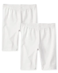 Girls Bike Shorts 2-Pack