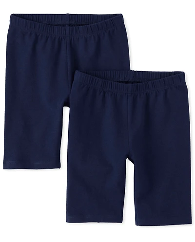 Girls Bike Shorts 2-Pack