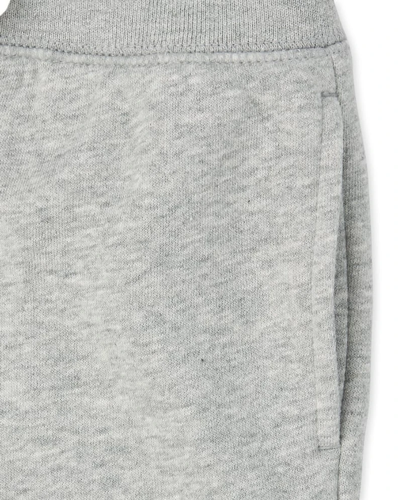 Baby And Toddler Fleece Jogger Pants 3-Pack