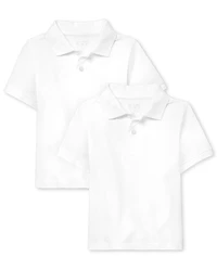 Baby And Toddler Uniform Soft Pique Polo -Pack