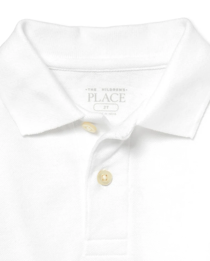 Baby And Toddler Uniform Soft Pique Polo -Pack