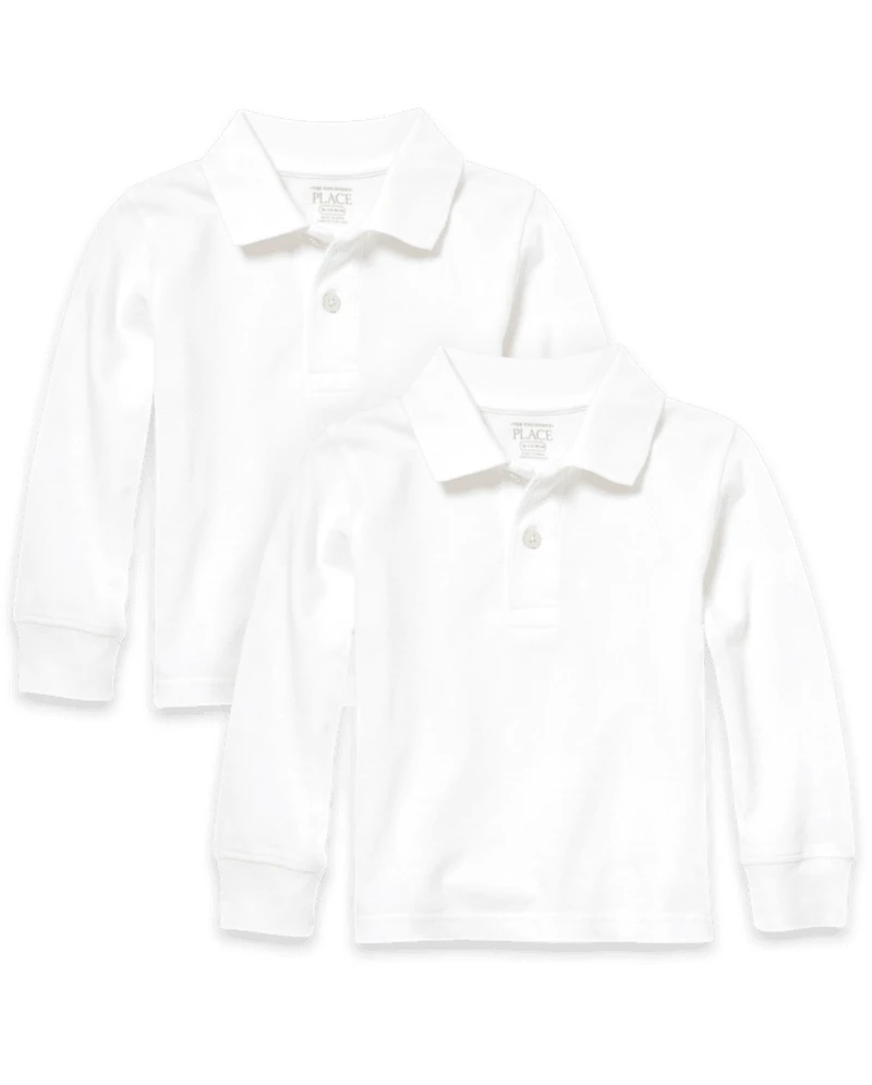 Baby And Toddler Uniform Soft Pique Polo -Pack