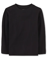 Lot de 4 t-shirts superposés uniformes pour bébés et tout-petits garçons