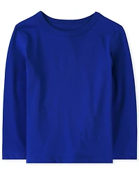 Lot de 4 t-shirts superposés uniformes pour bébés et tout-petits garçons