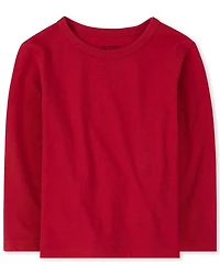 Lot de 4 t-shirts superposés uniformes pour bébés et tout-petits garçons