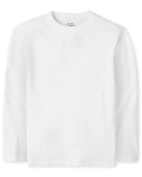 Lot de 4 t-shirts superposés uniformes pour bébés et tout-petits garçons