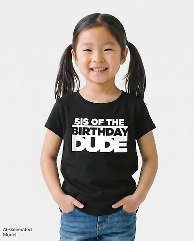 Baby And Toddler Girls Matching Family Birthday Graphic Tee