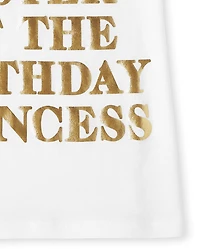 T-shirt graphique anniversaire sœur pour bébé et toute-petite fille