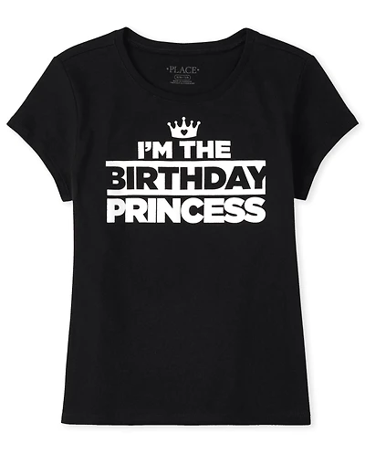 T-shirt graphique assorti pour anniversaire de famille filles