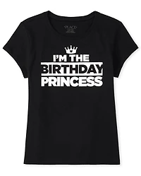 T-shirt graphique assorti pour anniversaire de famille filles