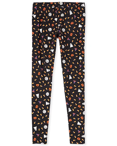Womens Mommy And Me Halloween Glow Matching Leggings